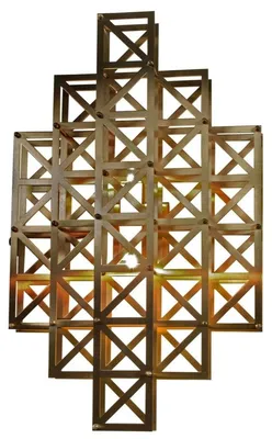 Zdjęcie produktu dla Casa Padrino designerska lampa ścienna mosiądz 36 x 18 x wys. 57 cm - Meble hotelowe