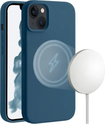 Produktbild von Mag Hype Cover für iPhone 14, Magnetic Wireless Charging Support blau (63447)