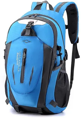 Obrázek produktu pro Voděodolný batoh o objemu 40 l – lehký outdoorový batoh – modrý