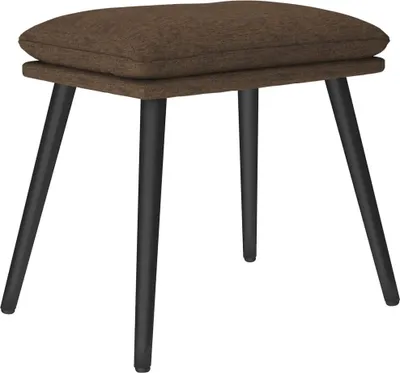 Zdjęcie produktu dla vidaXL Podnóżek brązowy 45x29,5x35 cm Tkanina