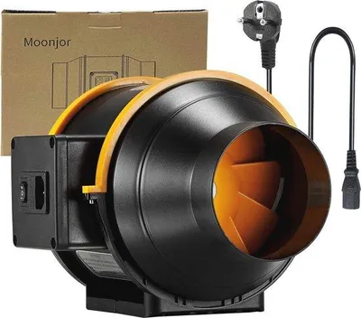 Image de Ventilateur d'extraction 125 mm à 2 vitesses pour la maison, le bureau et la salle de bains