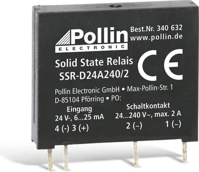 Image de Relais statique SSR-D24A240/2, 24 V-, 2 A/240 V~