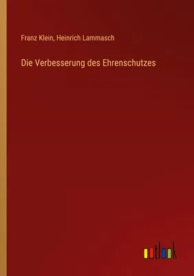 Produktbild von Die Verbesserung des Ehrenschutzes
