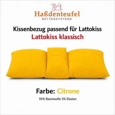 Produktbild von Kissenbezug passend für Lattoflex Lattokiss 35 × 80 cm, KI-generiertes Bild