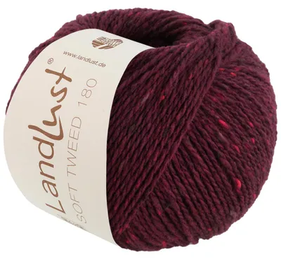 Produktbild von Lana Grossa - Landlust Soft Tweed 180 0123 burgund meliert