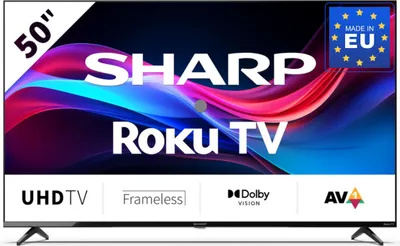 Sharp 50GJ4225E, 127 cm (50"), 3840 x 2160 Pixel, LED, Smart-TV, WLAN, Schwarz