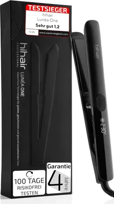 Produktbild von Glätteisen Haarglätter mit LCD-Display, Schnell Aufheizend in 20 Sek., Ergonomischer Griff, Negativ-Ionen, Anti-Frizz-Technologie, Für Glattes Haar