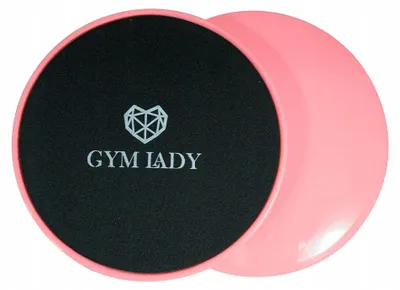 Produktbild von Fitness-Gleitscheiben für Übungen Rosa Trainingszubehör
