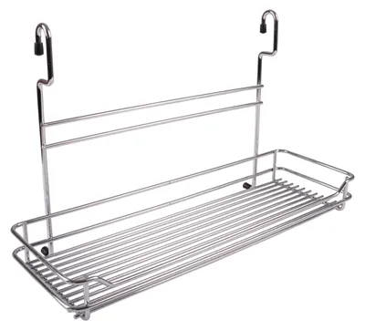 Image de Wesco Relingsystem 45x28cm Chrome Étagère de cuisine Étagère à épices suspendue