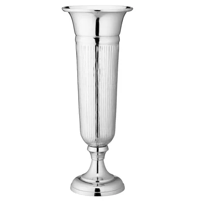 Produktbild von XL Bodenvase Aluminium 64 cm Hoch Silber Metall Deko Amphore Groß Vase Alu Dekovase Blumenvase