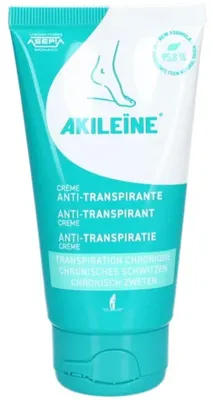 Image de Akileine Crème Anti-Transpirante pour les Pieds 75 ml