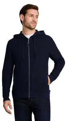 Produktbild von TOM TAILOR Herren Sweatjacke mit Strickstruktur