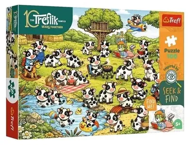 Obrázok produktu pre Puzzle 100 kusov – Svet kravičiek TREFL