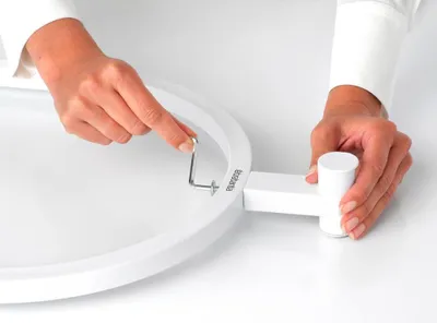Produktbild von Brabantia Wäscheständer, Ocel, Weiß, Wäscheständer, Weiß, 380 mm, 65 mm