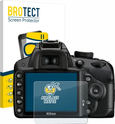 Produktbild von BROTECT Entspiegelungs Schutzglas für Nikon D3200 Schutzfolie Panzer Folie Glas Display Schutz matt