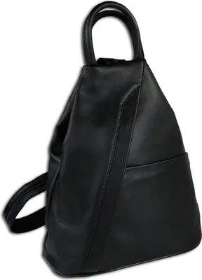 Produktbild von Toscanto Backpacks Cityrucksack, schwarz Leder OTT604RS