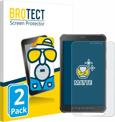 Produktbild von 2x BROTECT Schutzfolie für Samsung Galaxy Tab Active SM-T365 Displayschutz Displayschutzfolie Folie Matt Entspiegelungsfolie