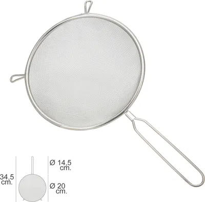 Immagine prodotto di Colapasta di base in acciaio inox Ø 20 x 34,5 (H) cm.