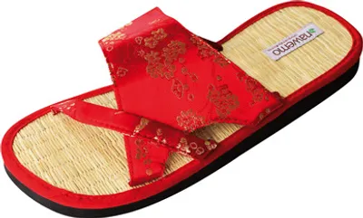 Produktbild von Zimtlatschen Nawemo "Wide Strap", rot, Größe 35-36