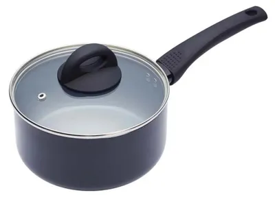 Obrázek produktu pro Nepřilnavý keramický pekáč KitchenCraft MasterClass, vhodný pro indukční varné desky, 18 cm - černý