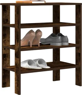 Produktbild von "im Angebot" Schuhregal Räuchereiche 61x32x70 cm Holzwerkstoff - Schuhregale CC24501