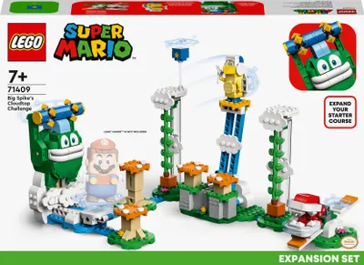 Produktbild von LEGO 71409 Super Mario Maxi-Spikes Wolken-Challenge – Erweiterungsset, Spielzeug Set mit 3 Gegner Figuren inkl. Bumerang-Bruder und Piranha-Pflanze