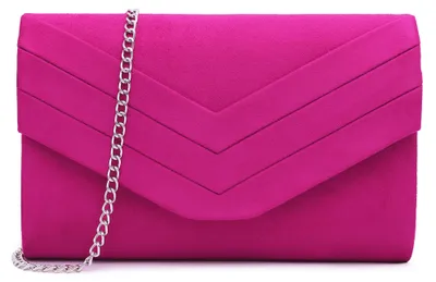 Productafbeelding van Milisente dameshandtas, leren clutch, schoudertas