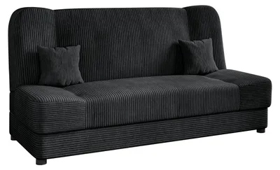 Produktbild von MIRJAN24 Schlafsofa Jonas Cord, Schlaffunktion und Bettkasten, Stilvoll Polstersofa (Farbe: Poso 135)