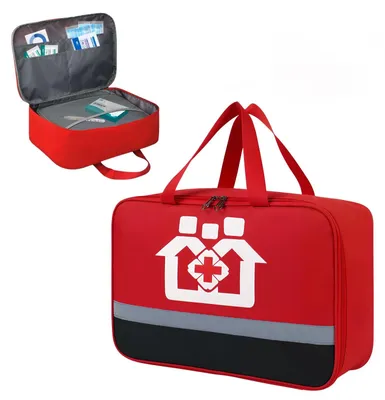 Productafbeelding van Rode Eerste Hulp Tas, 36x25x13cm, Voor Buiten en Reizen