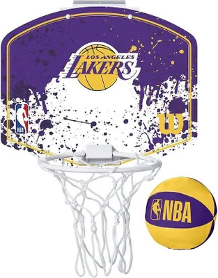 Produktbild von Wilson Mini Basketball Hoop WTBA1302LAl in Purple color size Talla unica