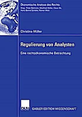 Obrázek produktu pro Regulierung von Analysten