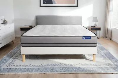 Productafbeelding van Actimemo nachtmatras 160x200 cm + bedframe met lattenbodem, stevigheid graad 5, traagschuim, hoogte: 20 cm