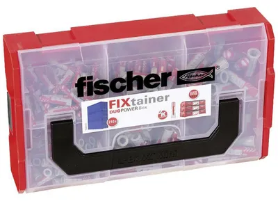 FISCHER Fixtainer DuoPower Dübelset 120-teilig 6x30, 8x30, 10x50 mm