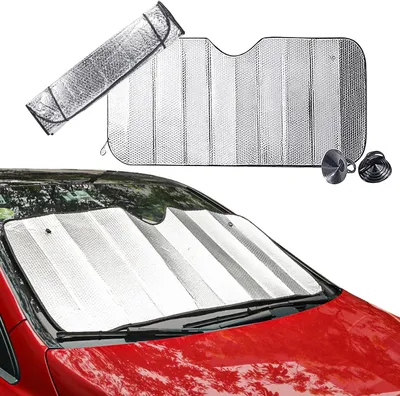 Produktbild von Auto Frontscheiben Sonnenschutz, Faltbar, Aluminiumfolie, UV-Schutz, Hält Fahrzeug Kühl