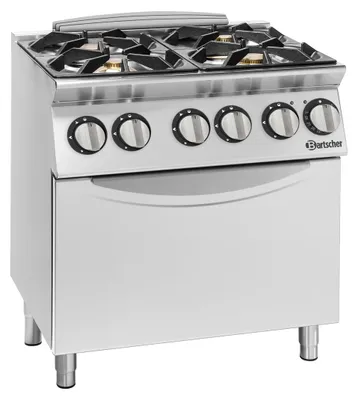 Produktbild von Gasherd Serie 900 / 4 Flammen mit EBO