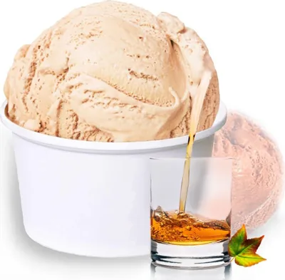 Immagine prodotto di Whiskey low carb ice cream powder vegan senza zucchero e senza lattosio 1 kg