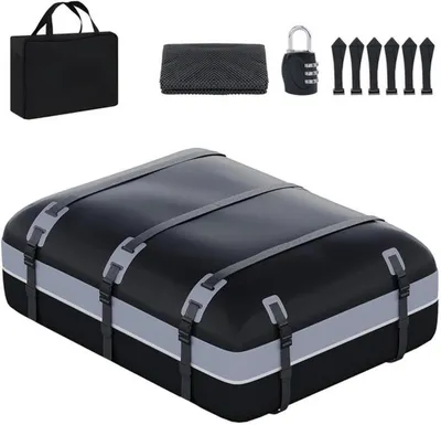 Image de Azomor : coffres de toit pliables et imperméables avec tapis antidérapant pour voitures et SUV