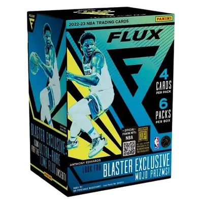 Produktbild von Basketball Sammelkarten – Panini Flux 2022/23 6-Pack Blaster + Gratis Card Up Schutzhüllen