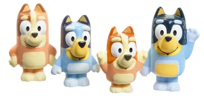 Produktbild von Bluey Squirter 4er Pack Bluey Spielzeug Badespielzeug Badewannenspielzeug