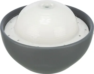 Produktbild von TRIXIE Trinkbrunnen Vital Dome - grau/weiß - 1,5 l/20 × 10 × 20 cm