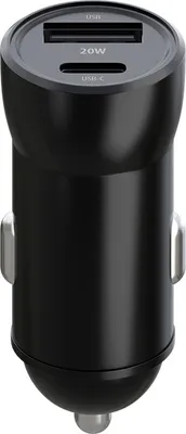 Produktbild von Maxlife ładowarka samochodowa PD QC MXCC-04 1x USB-C 1x USB 20W czarna + kabel USB-C - USB-C 60W