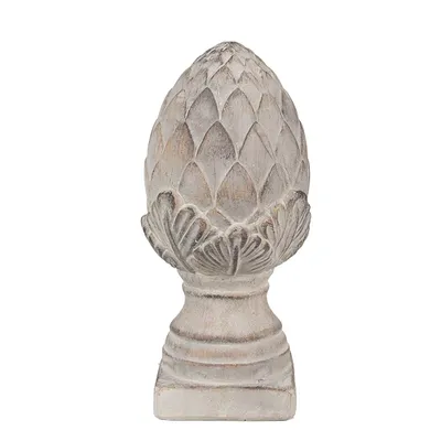 Obrázok produktu pre Clayre & Eef Dekoratívna figúrka borovicová šiška Ø 12x26 cm Sivý kameň