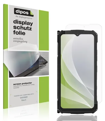 Produktbild von 4x Schutzfolie für DOOGEE Fire 5 matt Displayschutzfolie Folie Display Schutz dipos