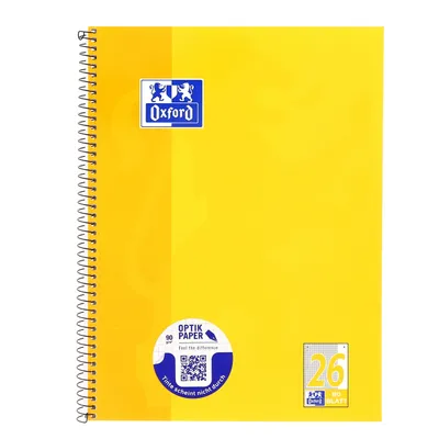 Zdjęcie produktu dla Oxford Collegeblock A4+220x295mm 80 Bl. Kariert Rand weiß R