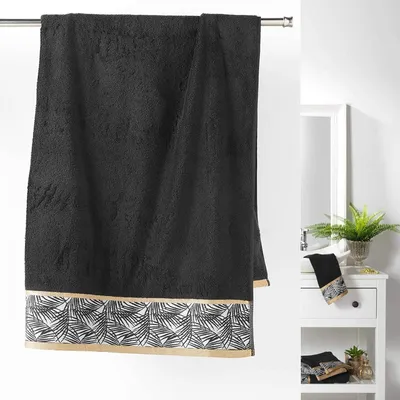Produktbild von Badetuch ORBELLA, 90 x 150 cm, schwarz