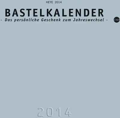 Produktbild von Bastelkal. silber, gr. 2014