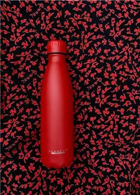 Produktbild von Thermoflasche 500 ml aus Edelstahl, rot TO GO
