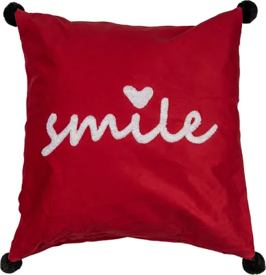 Produktbild von Clayre & Eef Kissenbezug 45x45 cm Rot Weiß Polyester