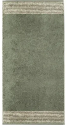 Produktbild von Cawö Gästehandtuch Two-Tone Field Grün (30x50 cm)