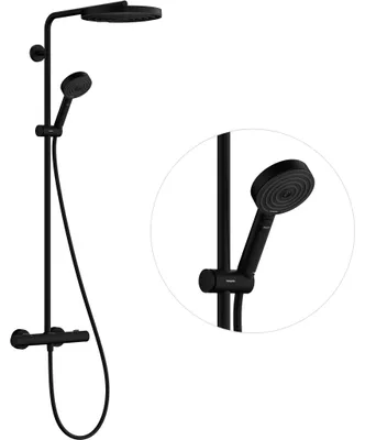 Immagine prodotto di hansgrohe Pulsify S PURO Système de douche 260, 1jet, Ecostat Fine, douchette à main 3jet, EcoSmart, 24237670, 24237670